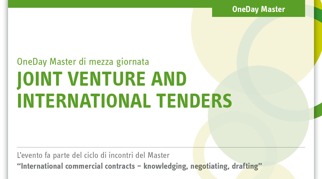 Immagine Joint venture and international tenders | Euroconference